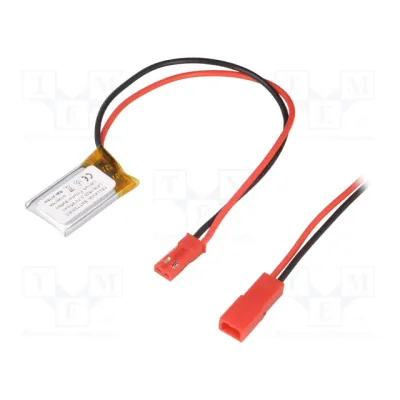 Aku Li-Po 3.7V 85mAh 3x15x25mm juhtmed JST SYR-02T pistikuga