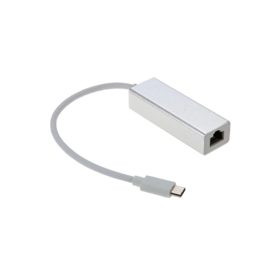 USB-C RJ45 10/100 võrguadapter 20cm, Hall