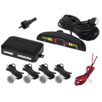 Parking sensors set CPW4 4-sensor LED0...2.5m Grey