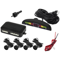 Parking sensors set CPW4 4-sensor LED0...2.5m Black