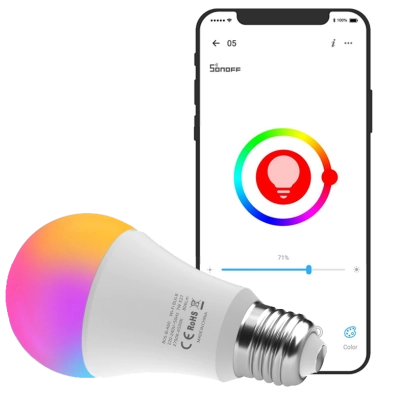 Sonoff  nutikas RGB  ja W/WW LED lamp 9W E27