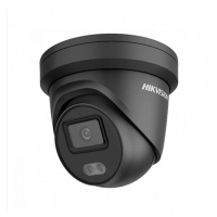 Hikvision IP kuppelkaamera 4MP, 4mm, ColorVu, must