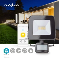 Prozektor PIR andur 20W WiFi WW/CW 1500lm IOS Android, Alexa