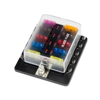 Block of 10 fuses, 10*MIDI 3-20A LED indicator