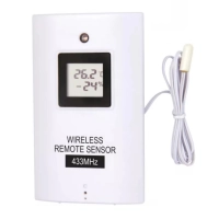 Outdoor optional temperature sensor E0352 -50...+70deg LCD