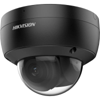 Hikvision IP kuppelkaamera 8MP, 2.8mm, mikrofon, must