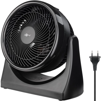 Ventilaator jahutuseks 23cm 230VAC 30W Must