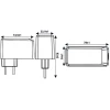 Toiteadapter 12V 2A 24W 2.1/5.5mm pistik SMPS