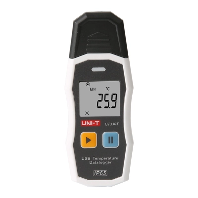 Temperature & Humidity data logger LCD USB -30...+70deg