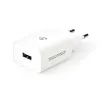 Toiteadapter laadija USB 5V 2.4A, valge, plug-in