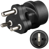 Adapter LAV, India pistik -> EUR pesa, maandusega