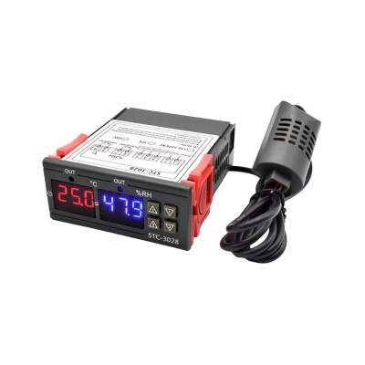 Регулятор температуры и влажности -20...80C 0...100RH 230V