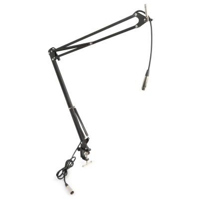 Microphone table stand TS05 with articulated XLR cable