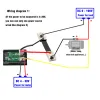 Дигитальный вольтметр и амперметр 0-100VDC 100ADC Сине/красная подсветка, шунт