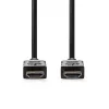 HDMI 2.0 kaabel 20m kullatud pistikud, AWG24, must