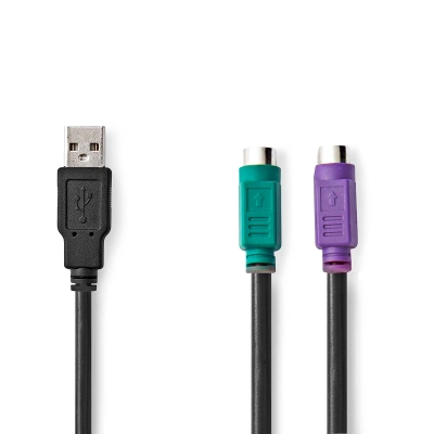 USB A - 2xPS/2F CMP-USBADAP2 Мышь, клавиатура