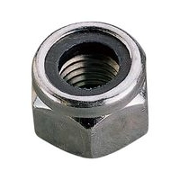 TR FASTENINGS - M3- N5ST-Z100- - Nut, Locking, Steel, Bright