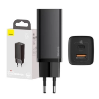 Quick Charger Baseus GaN2 Lite USB-C USB-A 65W EU black