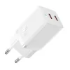 Wall Charger Baseus 40W 2x USB-C white