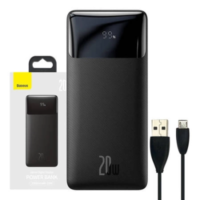 Power bank 20000mAh 20W USB QC3.0 PD Baseus Bipow