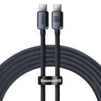 USB-C cable 1.2m 100W Baseus Crystal Shine black