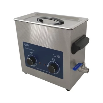 Ultrasonic cleaner 6l with rotary knobs timer 40kHz 480W