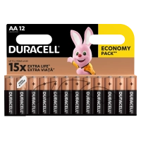 Patareid AA 12tk pakis LR6 1.5V Duracell Basic