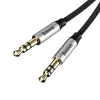 3.5mm stereo pistikutega kaabel 1.5m Baseus Yiven M30 must