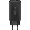 USB toalaadija 65W USB-A 18W 2xUSB-C 27W, 65W QC3 PD must