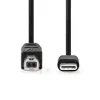 USB Cable USB 2.0 | USB-C™ Male | USB-B Male | 1m |black