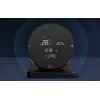 Table temperature and humidity sensor with clock Tuya black