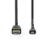 HDMI-micro HDMI 2.0 cable 1.5m, black