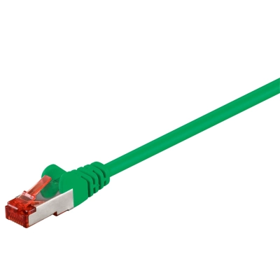 Патч-корд CAT 6, S/FTP (PiMF), 0,5m, зеленый