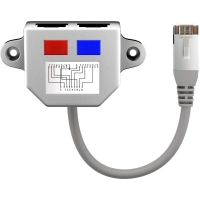 LAN Cable Distributor (Network Coupler), Y-Adapter