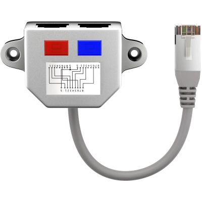 LAN Cable Distributor (Network Coupler), Y-Adapter