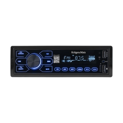 Autoraadio K&M 1DIN FM/USB/MP3/MicroSD