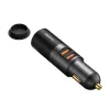 Baseus Share Together Fast Charge Car Charger with Cigarette Lighter Expansion Port, 2x USB, 120W