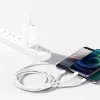 USB kolmikkaabel USB-C, Lightning, Micro B 1.5m valge