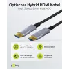 Optical Hybrid Ultra High Speed HDMI Cable with Ethernet (AOC) (8K/@60Hz), 50m