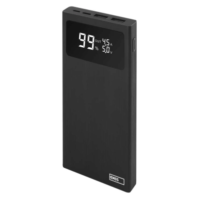 Battery bank BetaQ 10000mAh 22.5W PD QC LED screen black