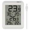 Mini Indoor/Outdoor thermometer, wired sensor, Emos, white