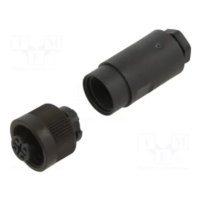 Connector: circular; 692,693,RD24; 400V; PIN: 4; plug; female; 16A