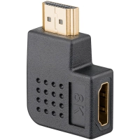 HDMI angle to the right 90deg transition 8K@60Hz, gold-plated