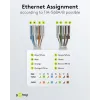 RJ45 pistik CAT6A kiirliide varjestatud AWG22..AWG26