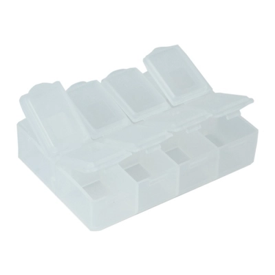 Component box with 8 compartments, separate covers 79*61*21mm Pro'sKit