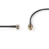 SMA Cable, SMA Female - TS9, Gold Plated, 50 Ohm, Single Shielded, 0.20 m