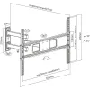 TV wall mount L all directions 37-70" up to 35kg