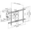 TV wall mount XL all directions 43-100" up to 70kg