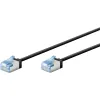 Ultra-Flexible CAT 6A Patch Cable, Slim, Cu, U/FTP, black, 2m