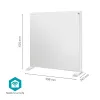 Infrared heating panel 350W 9m2 WiFi Android Nedis Smartlife